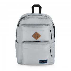 Plecak Na Laptopa JanSport Double Break Plecaki Szare | ZPLMJ85233