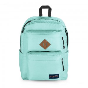 Plecak Na Laptopa JanSport Double Break Plecaki Turkusowe | SPLNY35551