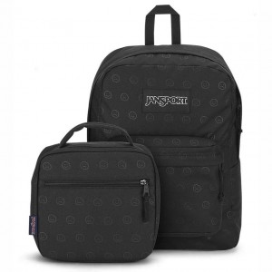 Plecak Na Laptopa JanSport HAPPY AND SAD BUNDLE Plecaki Czarne | ZPLNQ21338