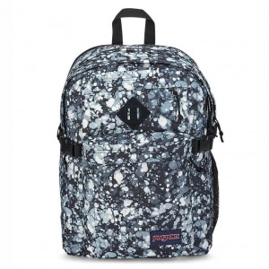 Plecak Na Laptopa JanSport Main Campus Plecaki Niebieskie Czarne | TPLWZ54269