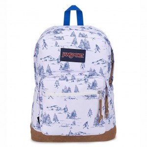 Plecak Na Laptopa JanSport Right Pack Plecaki Białe Niebieskie | FPLUI25879