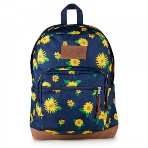 Plecak Na Laptopa JanSport Right Pack Plecaki Granatowe Żółte | QPLWA18734