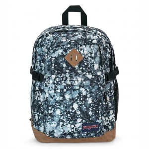 Plecak Na Laptopa JanSport SUEDE CAMPUS Plecaki Niebieskie Czarne | PLDYB21830