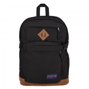 Plecak Na Laptopa JanSport SUEDE CAMPUS Plecaki Czarne | PLNZX63849