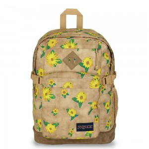 Plecak Na Laptopa JanSport SUEDE CAMPUS Plecaki Khaki | MPLFT66338