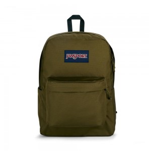 Plecak Na Laptopa JanSport SuperBreak® Plus Plecaki Oliwkowe | PPLER48753