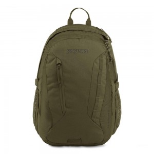 Plecak Turystyczny JanSport Agave Plecaki Oliwkowe | PLXBR12599