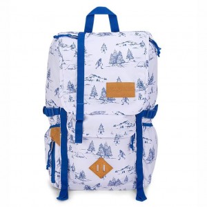 Plecak Turystyczny JanSport Hatchet Plecaki Białe Niebieskie | XPLBH25166