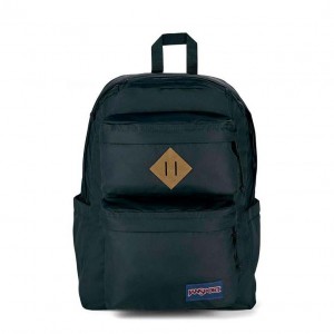 Plecaki szkolne JanSport Double Break Plecaki Czarne | PLZDE24133