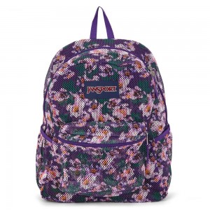 Plecaki szkolne JanSport ECO MESH PACK Plecaki Fioletowe | DPLVO63878