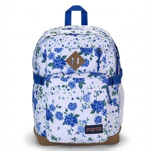 Plecaki szkolne JanSport SUEDE CAMPUS Plecaki Białe Niebieskie | PLJKU39116