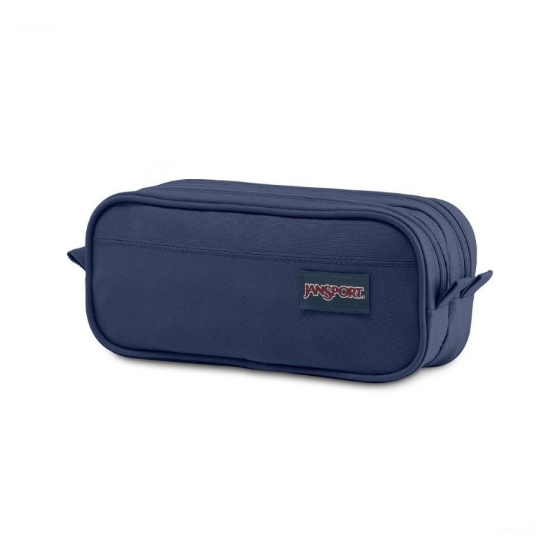 Piórniki JanSport Large Accessory Pouch Torby Granatowe | PLJZR93870