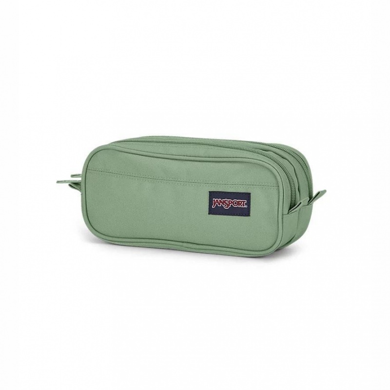 Piórniki JanSport Large Accessory Pouch Torby Zielone | QPLWA86012