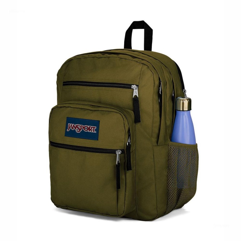 Plecak Na Laptopa JanSport BIG STUDENT Plecaki Oliwkowe | PLQAV31137