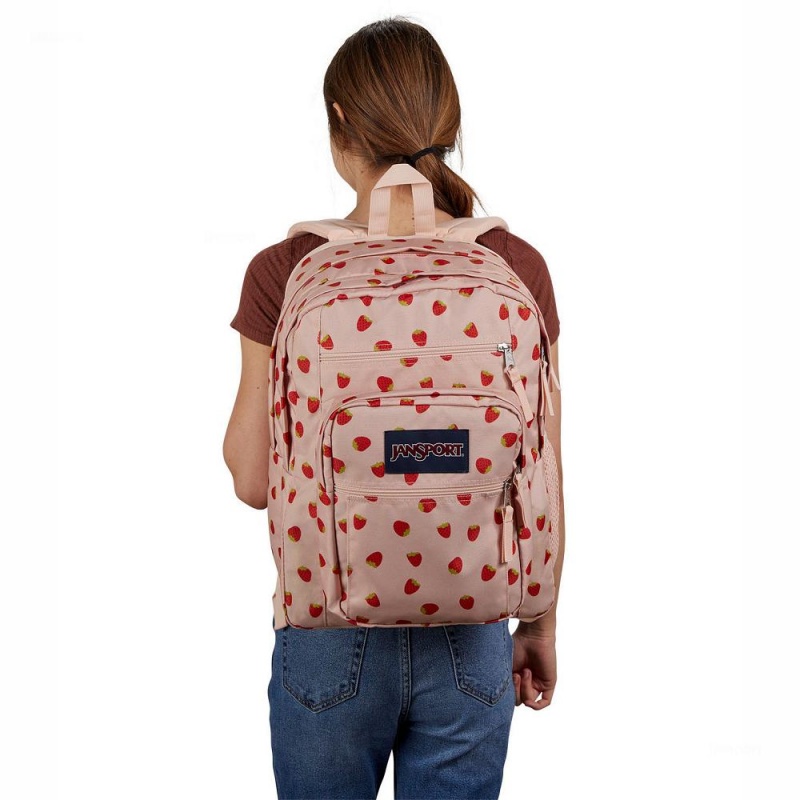 Plecak Na Laptopa JanSport BIG STUDENT Plecaki Różowe Czerwone | PLEAH38629