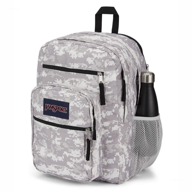 Plecak Na Laptopa JanSport BIG STUDENT Plecaki Szare Camo | MPLHR60752