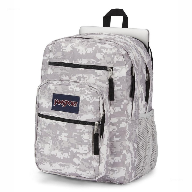 Plecak Na Laptopa JanSport BIG STUDENT Plecaki Szare Camo | MPLHR60752