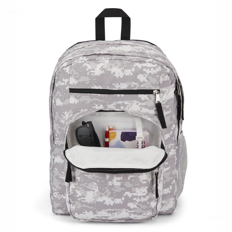 Plecak Na Laptopa JanSport BIG STUDENT Plecaki Szare Camo | MPLHR60752