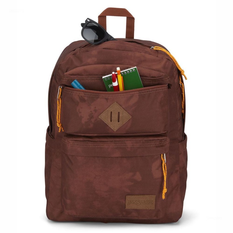 Plecak Na Laptopa JanSport DOUBLE BREAK FX Plecaki Brązowe | PLDFL69567