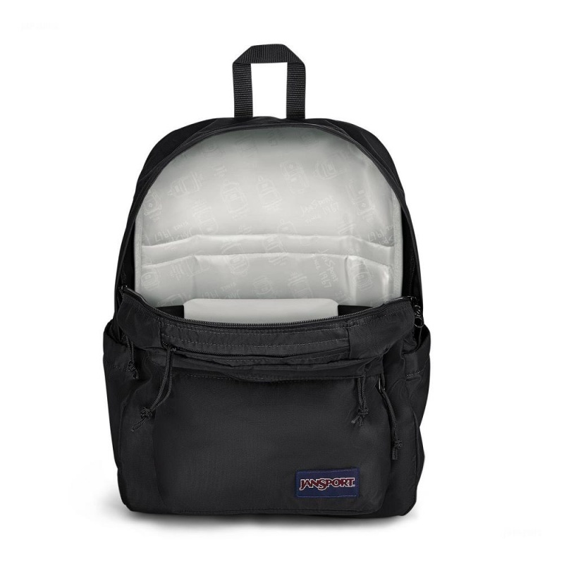 Plecak Na Laptopa JanSport Double Break Plecaki Czarne | PLDYB74835