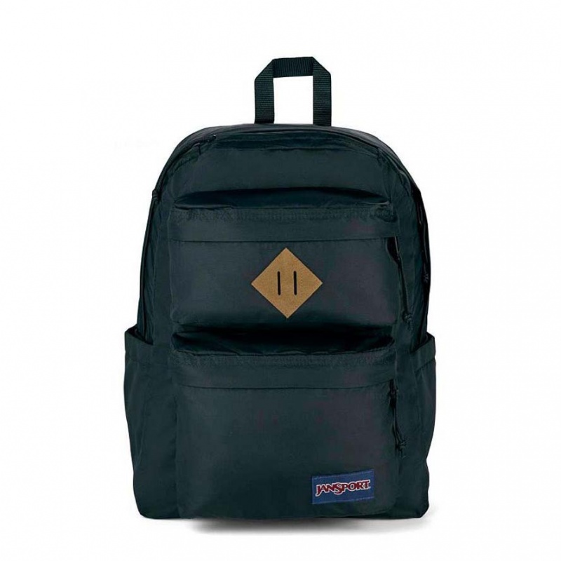 Plecak Na Laptopa JanSport Double Break Plecaki Czarne | PLDYB74835