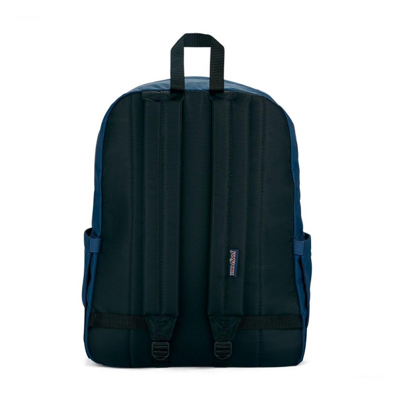 Plecak Na Laptopa JanSport Double Break Plecaki Granatowe | MPLFT76997