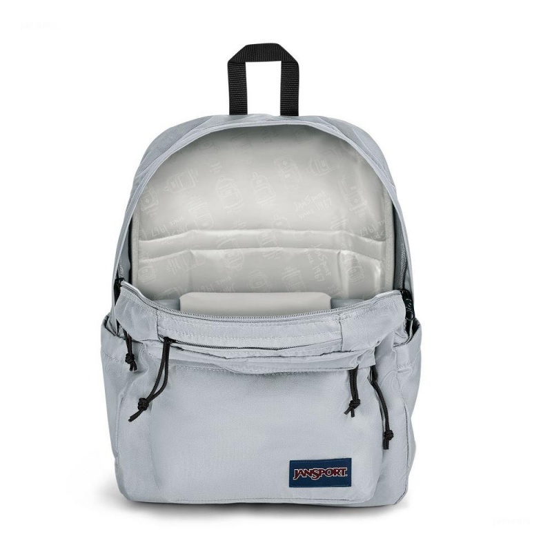 Plecak Na Laptopa JanSport Double Break Plecaki Szare | ZPLMJ85233