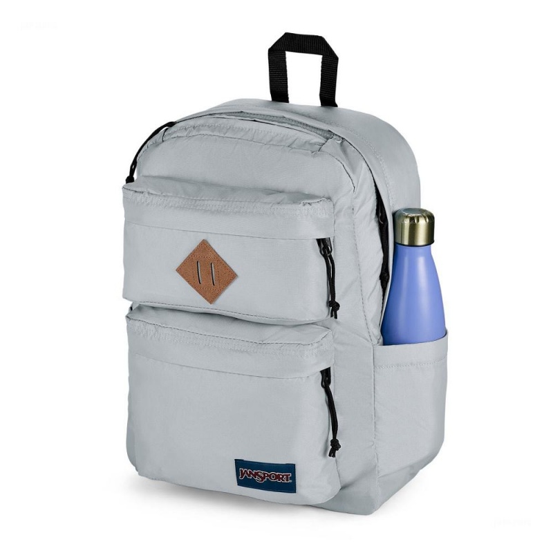 Plecak Na Laptopa JanSport Double Break Plecaki Szare | ZPLMJ85233