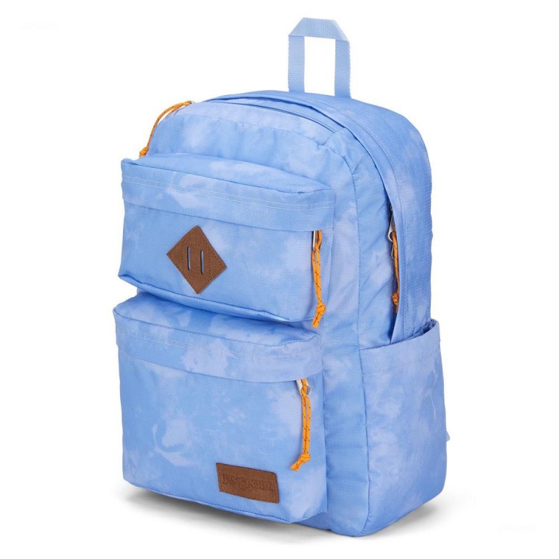 Plecak Na Laptopa JanSport Double Break Plecaki Niebieskie | DPLKV77088