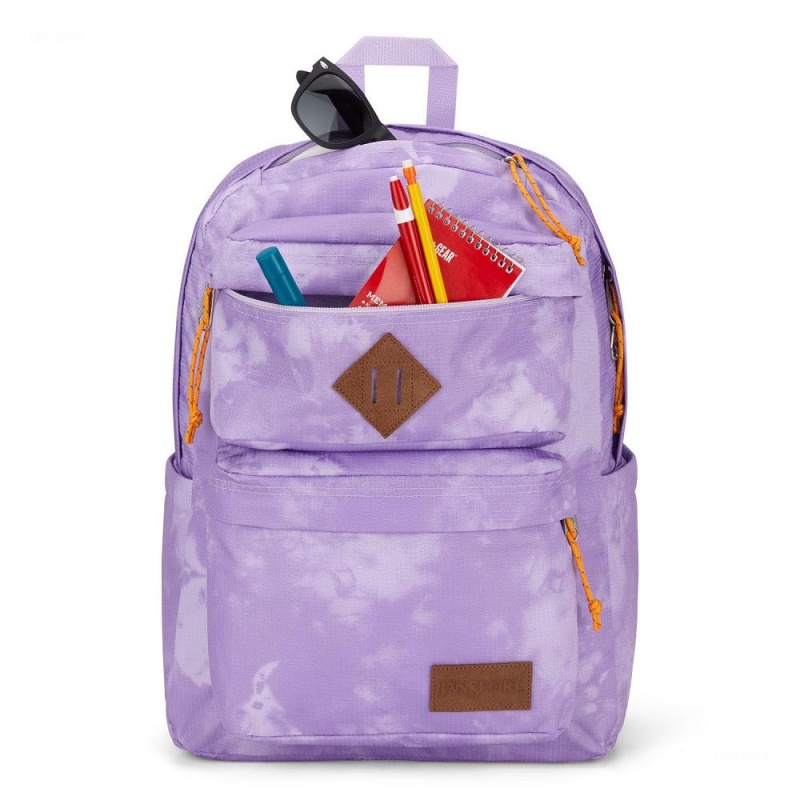 Plecak Na Laptopa JanSport Double Break Plecaki Fioletowe | PLDFL56587