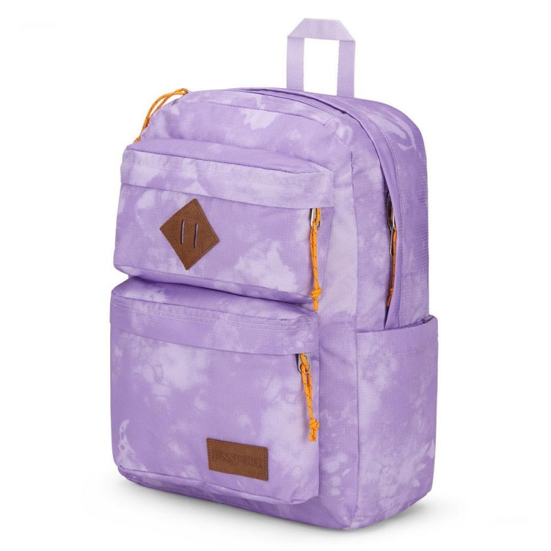 Plecak Na Laptopa JanSport Double Break Plecaki Fioletowe | PLDFL56587