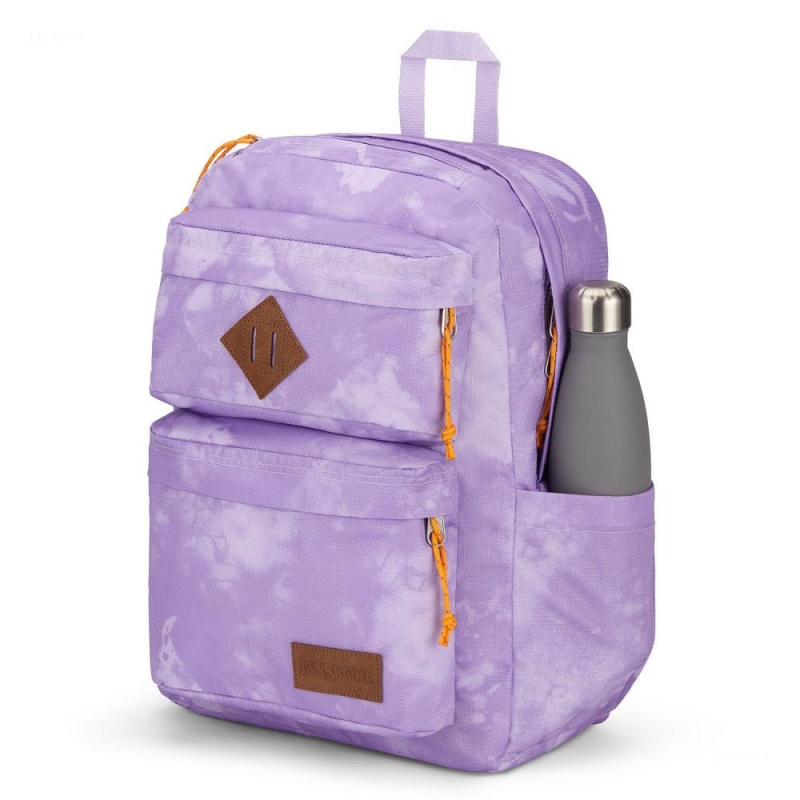 Plecak Na Laptopa JanSport Double Break Plecaki Fioletowe | PLDFL56587