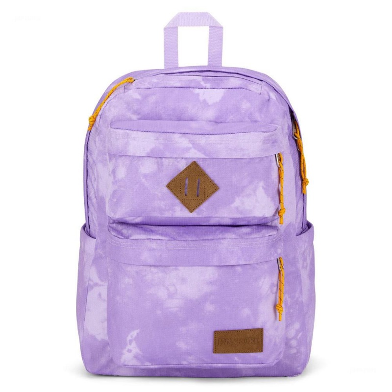 Plecak Na Laptopa JanSport Double Break Plecaki Fioletowe | PLDFL56587