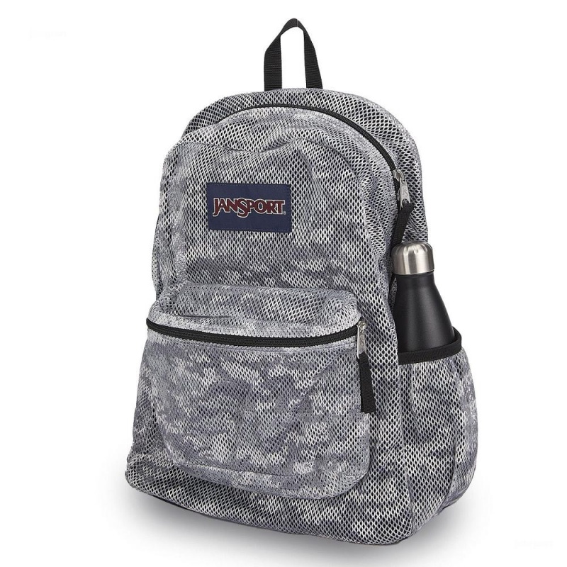 Plecak Na Laptopa JanSport ECO MESH PACK Plecaki Szare | GPLUC27748