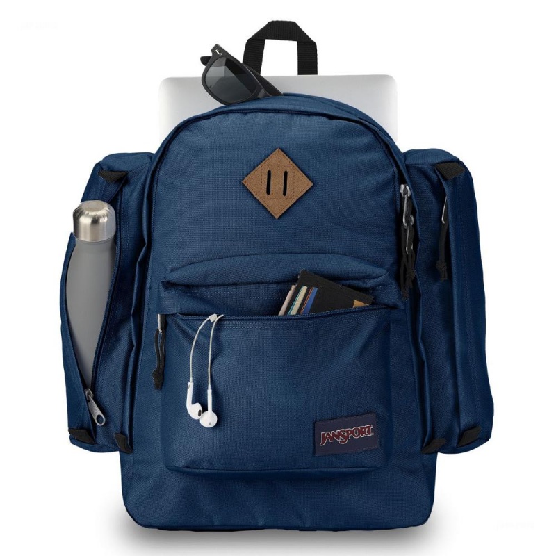 Plecak Na Laptopa JanSport Field Pack Plecaki Granatowe | GPLUC47757