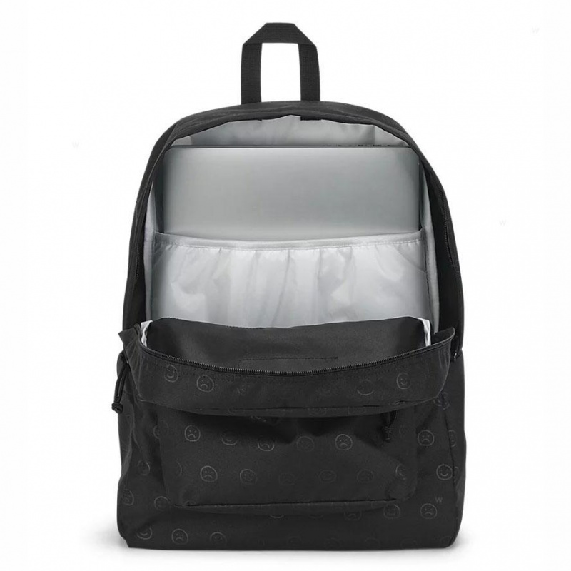 Plecak Na Laptopa JanSport HAPPY AND SAD BUNDLE Plecaki Czarne | ZPLNQ21338