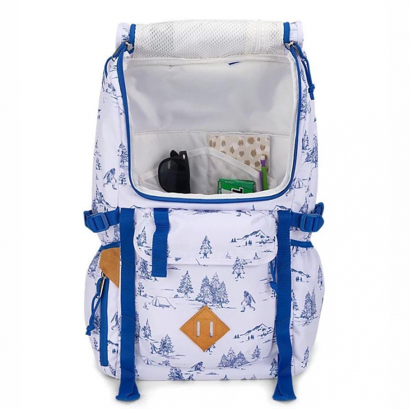 Plecak Na Laptopa JanSport Hatchet Plecaki Białe Niebieskie | PPLQX99996