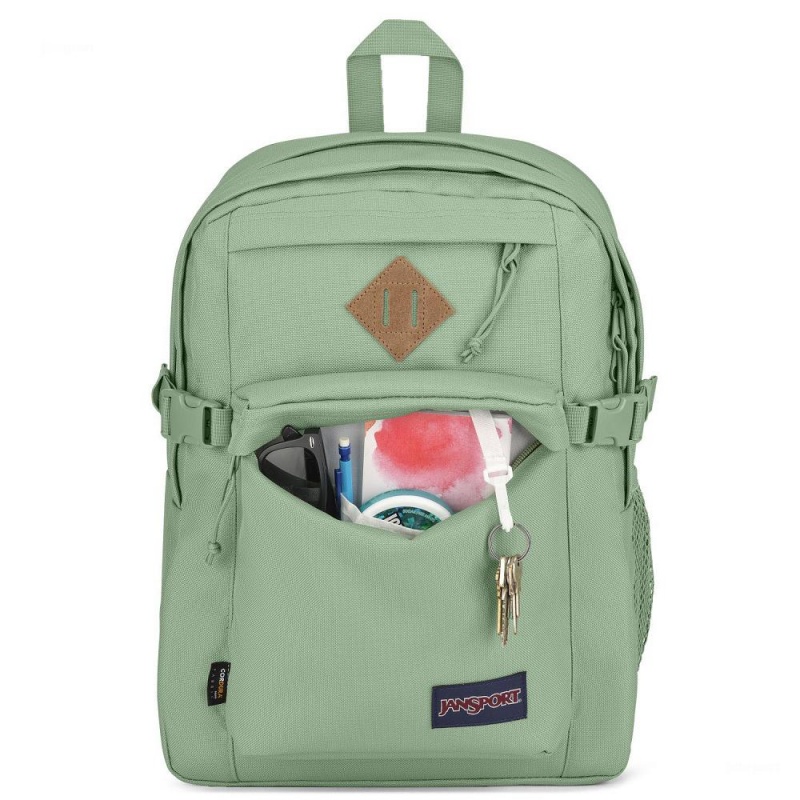 Plecak Na Laptopa JanSport Main Campus FX Plecaki Zielone | MPLFT95372