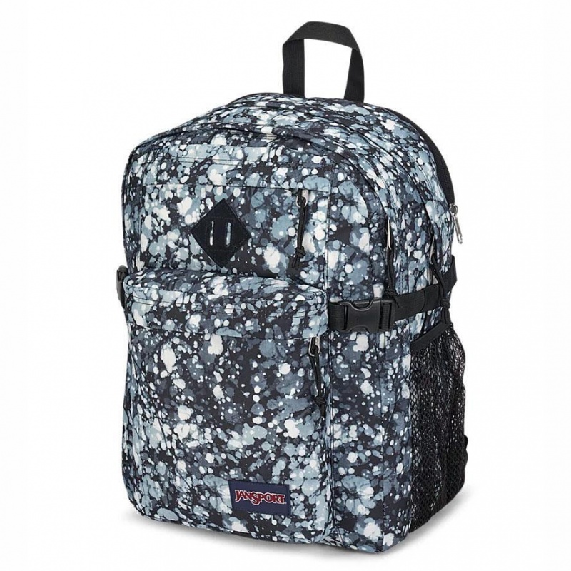 Plecak Na Laptopa JanSport Main Campus Plecaki Niebieskie Czarne | TPLWZ54269