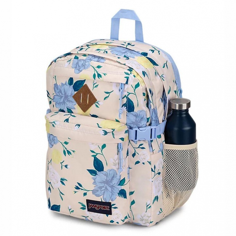 Plecak Na Laptopa JanSport Main Campus Plecaki Niebieskie Żółte | PLXMI42803