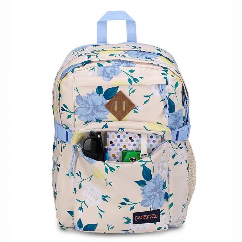 Plecak Na Laptopa JanSport Main Campus Plecaki Niebieskie Żółte | PLXMI42803