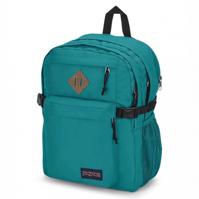 Plecak Na Laptopa JanSport Main Campus Plecaki Zielone | PLQCS15094