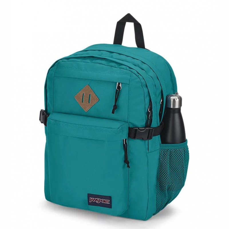 Plecak Na Laptopa JanSport Main Campus Plecaki Zielone | PLQCS15094