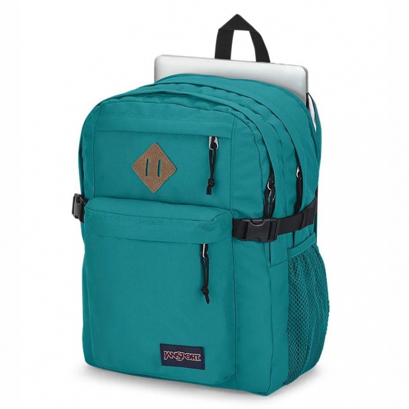 Plecak Na Laptopa JanSport Main Campus Plecaki Zielone | PLQCS15094