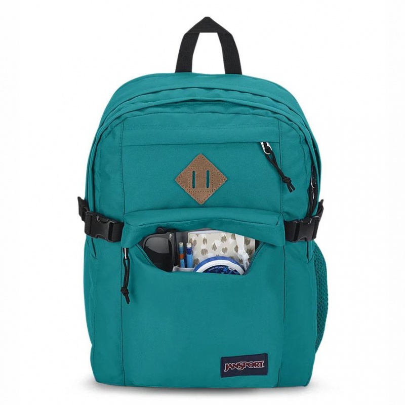 Plecak Na Laptopa JanSport Main Campus Plecaki Zielone | PLQCS15094