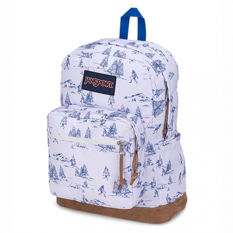 Plecak Na Laptopa JanSport Right Pack Plecaki Białe Niebieskie | FPLUI25879