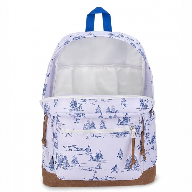 Plecak Na Laptopa JanSport Right Pack Plecaki Białe Niebieskie | FPLUI25879