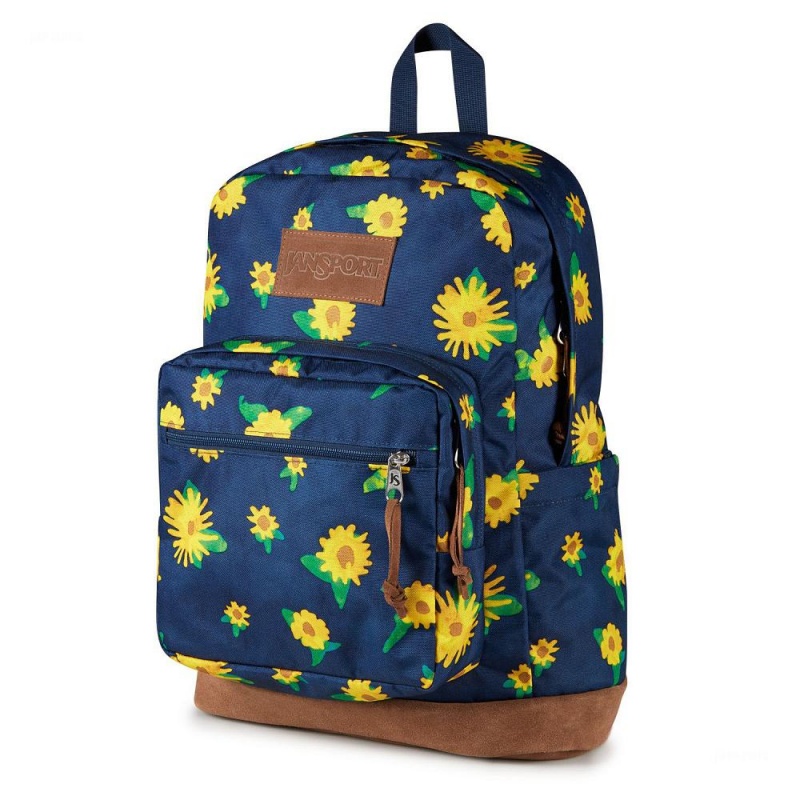 Plecak Na Laptopa JanSport Right Pack Plecaki Granatowe Żółte | QPLWA18734