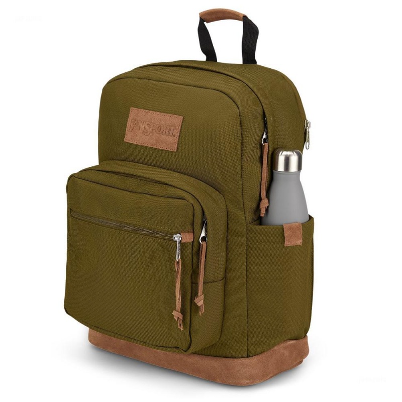 Plecak Na Laptopa JanSport Right Pack Premium Plecaki Oliwkowe | PLZDE41533