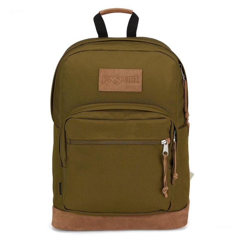 Plecak Na Laptopa JanSport Right Pack Premium Plecaki Oliwkowe | PLZDE41533